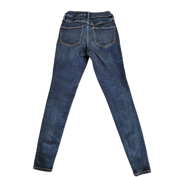 Old Navy Rockstar Super Skinny High Rise Jeans With Secret-Slim Pockets Size 2 - Picture 3 of 5
